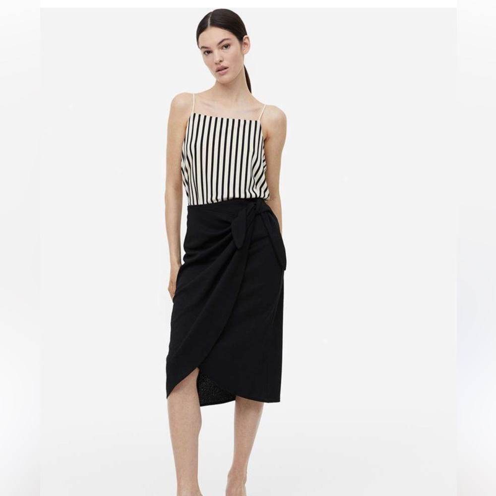 H&M Jersey Wrap Skirt